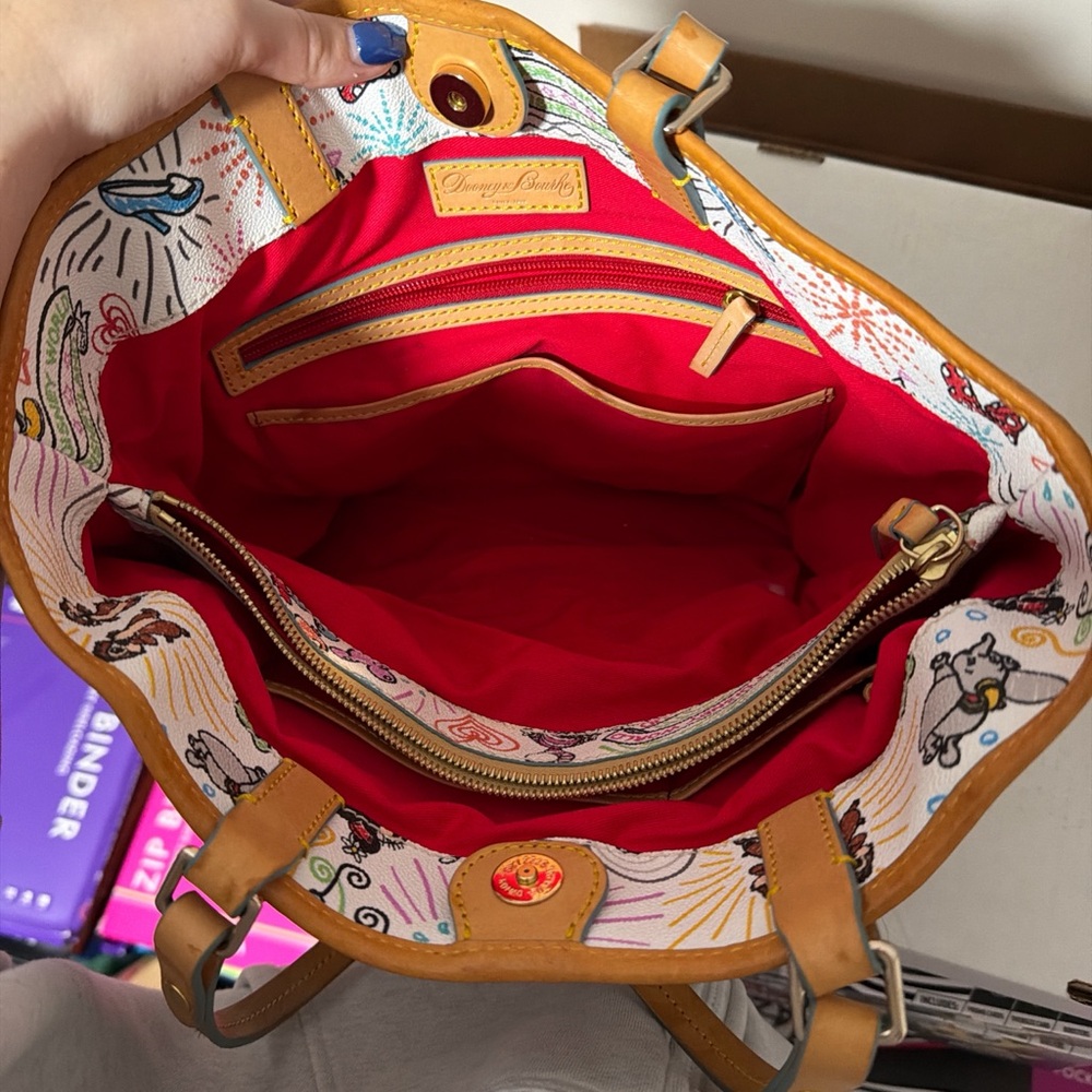 Dooney & Bourke Disney World Tote - Colorful Design - Picture 2 of 2